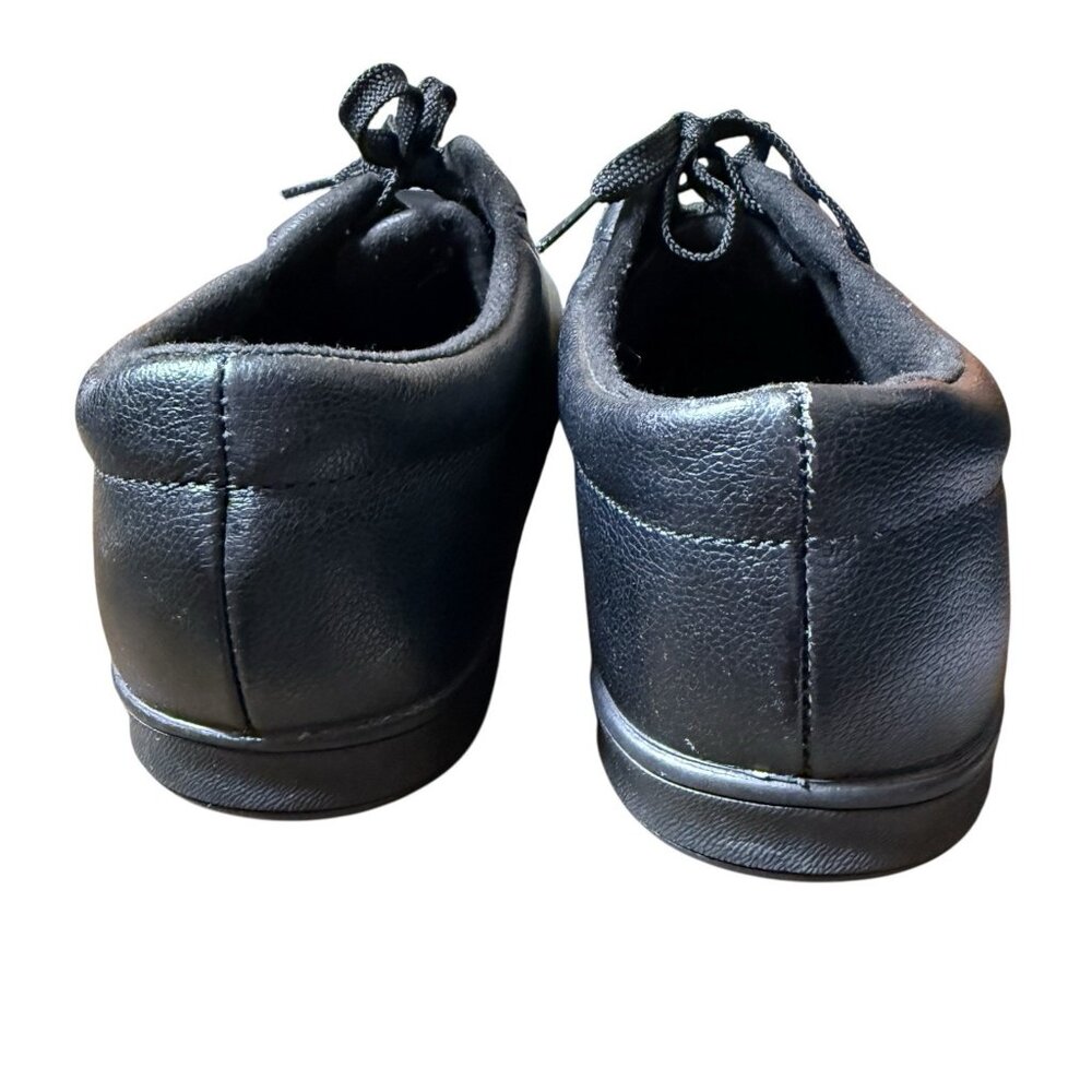 Easy Spirit Women's AP Lightweight Walking Sneakers Black Leather Size 11 EE - Picture 4 of 5